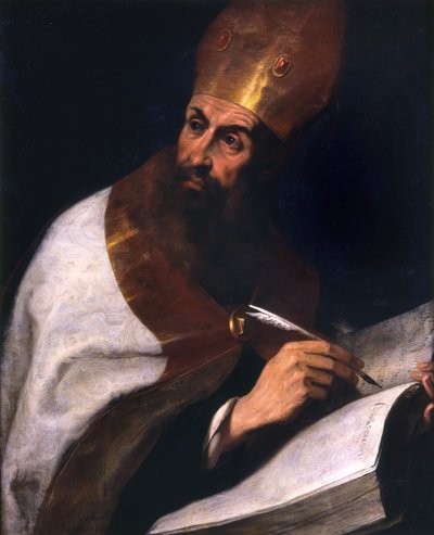 Saint Augustine by Daniele Crespi